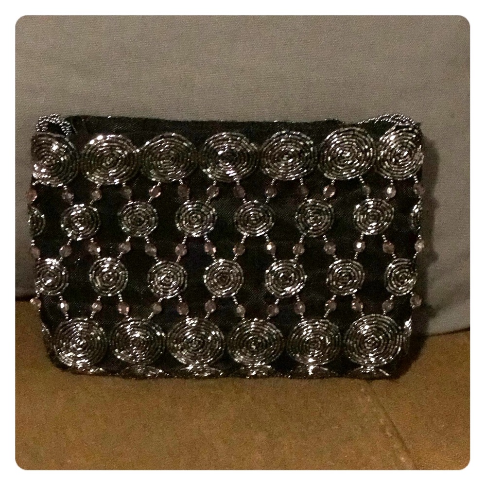 Sparkly evening bag with shoulder strap. RESERVED for @heartonhrsleeve